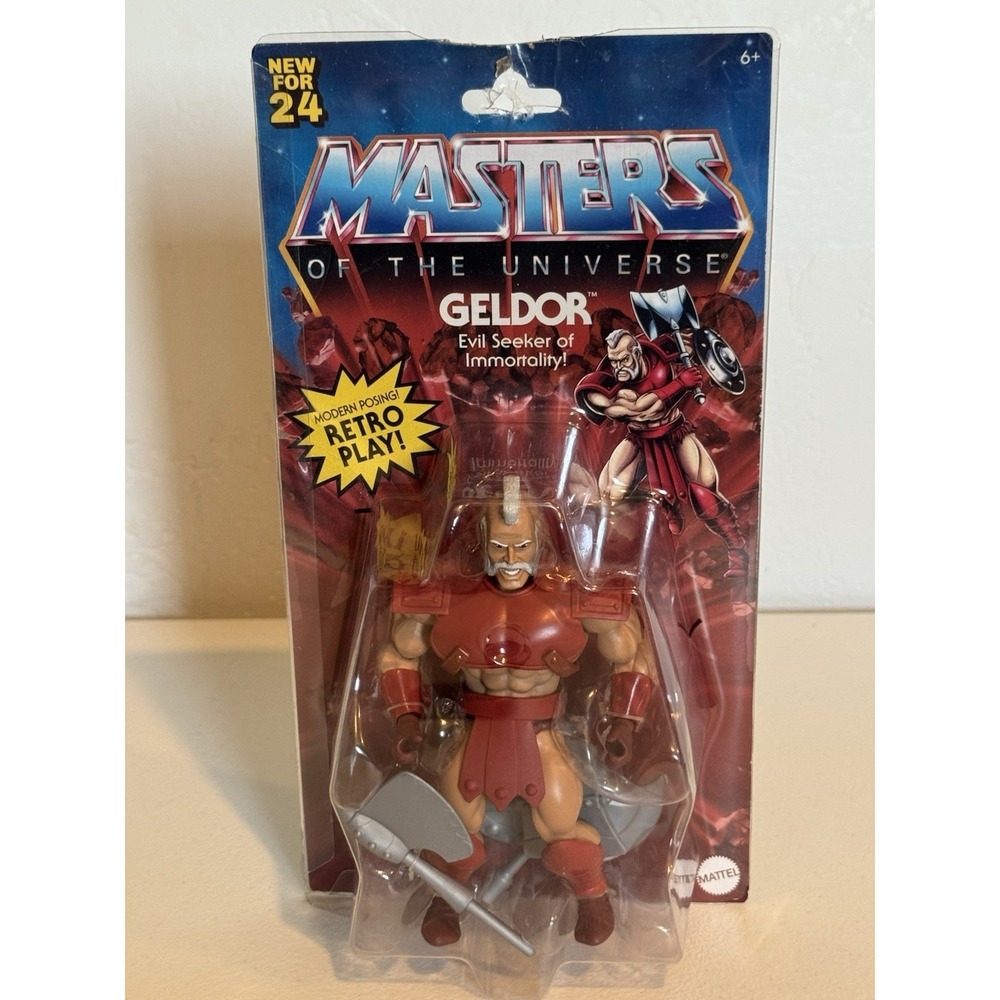 Mattel Creations Exclusive MOTU Masters of the Universe Origins Geldor